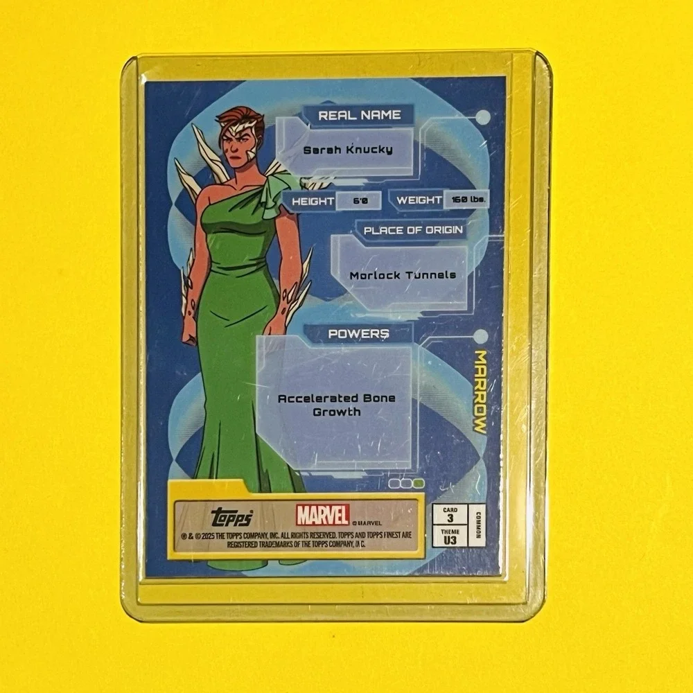 2025 Topps Finest X-Men '97 Marrow Ultimates #3 Card‎ Common
